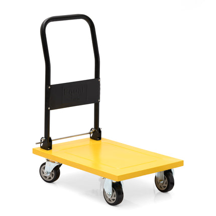 Equal 150kg Capacity Mild Steel Foldable Platform Trolley for Heavy Weight/Material Handling