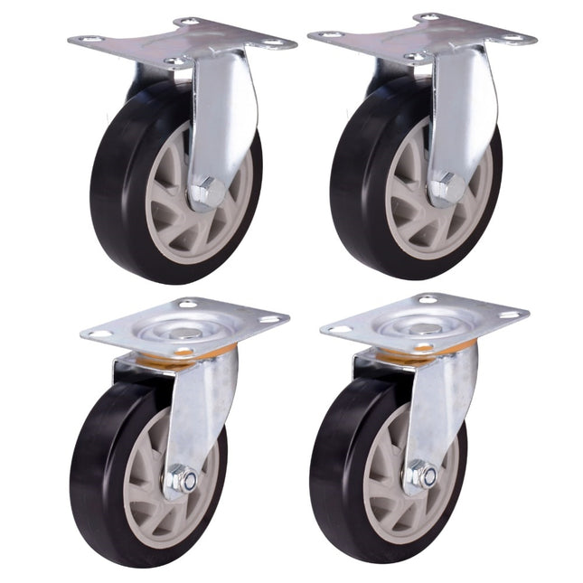 Equal 4 Inch Caster Wheels Heavy Duty 150-200 kg Capacity