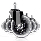 Equal 3 Inch Chair Caster for Office/Home (Pack Of 5) - Stem Type (11/22 mm)