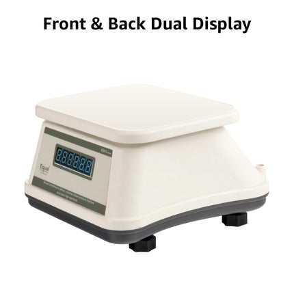 Equal 20kg Capacity Electronics Digital Table Top Kitchen Weighing Scale; 170x220mm