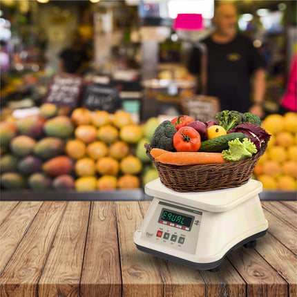 Equal 20kg Capacity Electronics Digital Table Top Kitchen Weighing Scale; 170x220mm