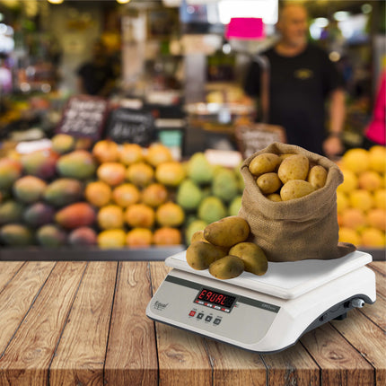 Equal 30kg Capacity Electronics Digital Table Top Kitchen Weighing Scale, 250x300mm