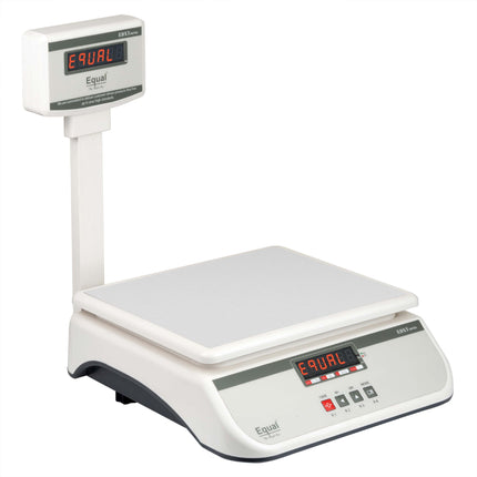 Equal 30kg Capacity Electronics Digital Table Top Kitchen Weighing Scale w/Pole, 250x300mm