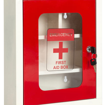 Equal Wall Mount Multi Partition First Aid Box for Home/Office/School Buildings