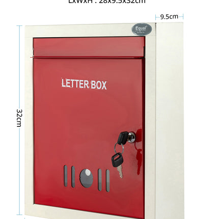 Equal Wall Mount Multi Partition Mailbox for Home/Office/School Buildings