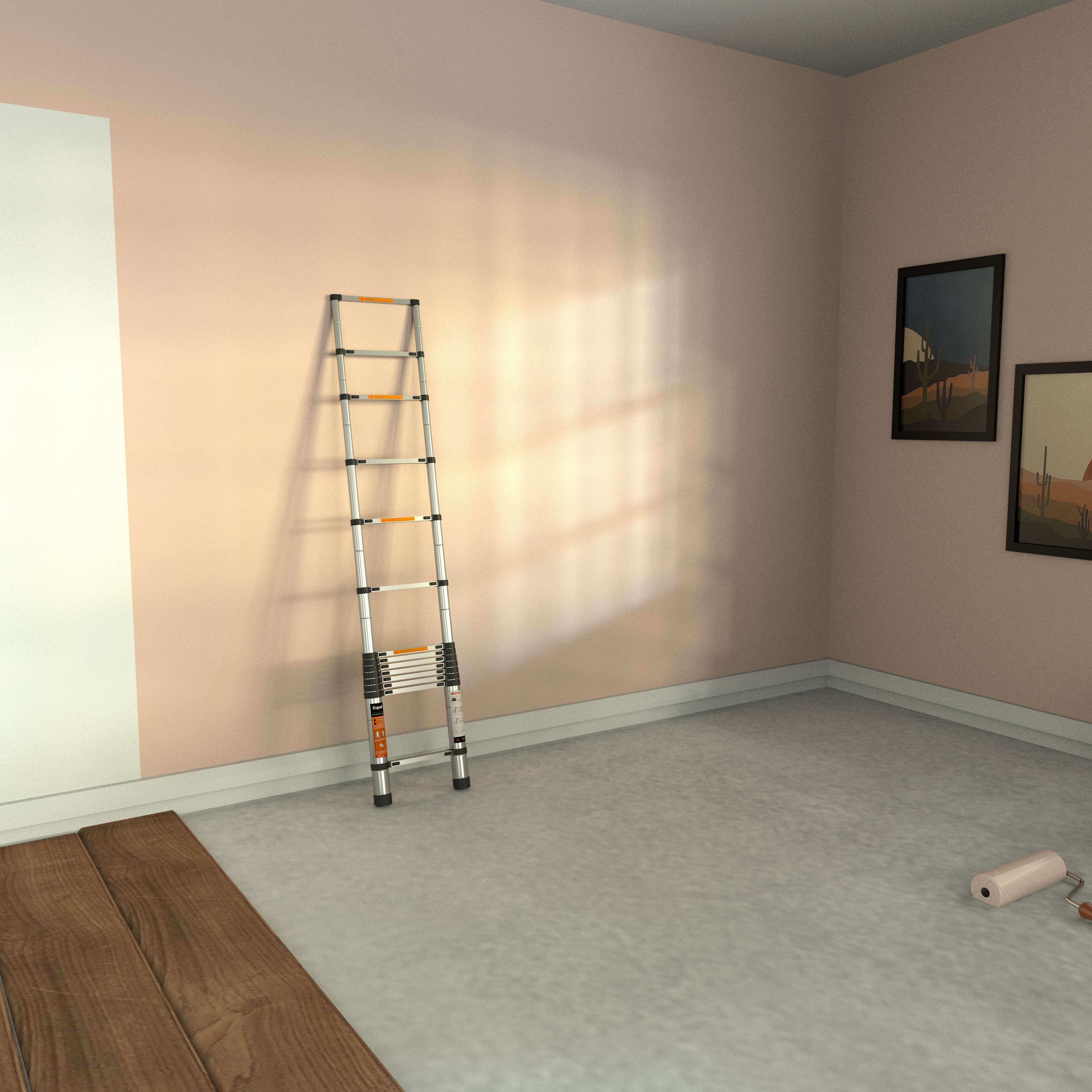 How do you assemble and use a telescopic ladder? | Equal